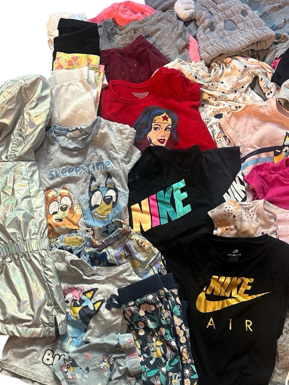 Mystery Lot of 2T Girl Toddler Kid Clothes up to 20 Items/5lbs - Picture 2 of 4